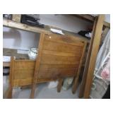 wooden bed frame