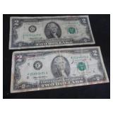 U.S $2 bills