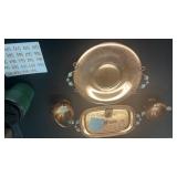 Morton Parker copper coffee / tea set