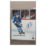 Alan Cote autographed photo
