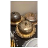 EP copper serving dishes