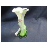 Jack In The Pulpit Hand Blown Vase