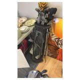 Golf bag and clubs