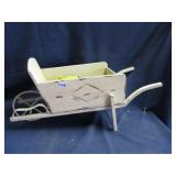 Wheelbarrow decor