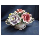 Capodimonte floweral basket