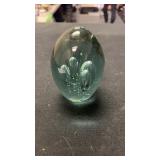 Vintage blown glass paperweight