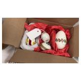 Set of 4 Easter eggs - see photos for details