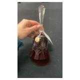 Cut to clean lead crystal bell - Hungary