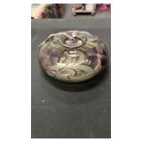 MCM Czech blown glass, art deco vase