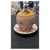 MCM ï¿½onion faceï¿½ sugar bowl made in Japan