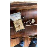 Misc jewelry, broken watch