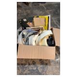 Misc sandpaper and strapping