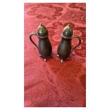 Antique salt and pepper shakers