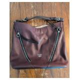 Burgundy David Jones purse