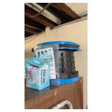 Portable toilet with accessories