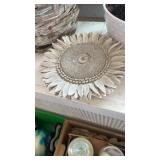 Sunflower decor dish