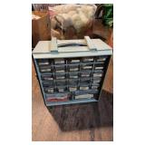 Hardware organizer with some thread