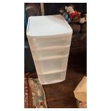 White storage organizer