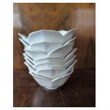 Ceramic flower bowls