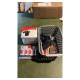 Batteries and air pump