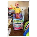 Jewelry box and clown