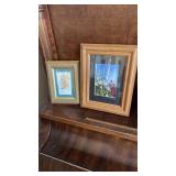 Floral framed art