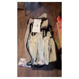 Anywhere bed in a bag with pump and accessories