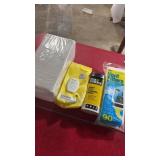 Cleaning wipes, napkins, vent filters