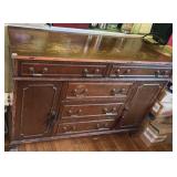 Vintage wooden hutch