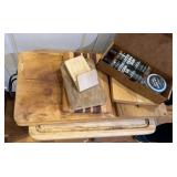 Cutting boards, board oils