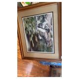 Signed and numbered framed print