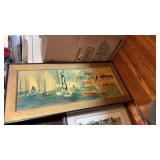Framed Raoul Dufy or Duly print