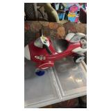 Retro rocket riding air plane