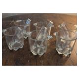 Glass ice buckets