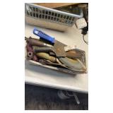 Basket of files, tools, etc.