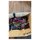 Box of assorted ties