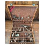 Solid bronze utensils & case