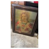 Framed religious picture