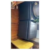 Rolling storage foot stools