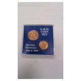 1c & 2c coin set