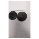 Canadian 1997 pennies