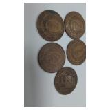 British Caribbean Territories 2 cents coins