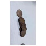 Japanese 10 yen coins