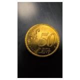 50 euro cent coin.
