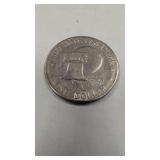 1776-1976 Eisenhower Liberty Bell Moon Silver One