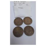 1911 Canadian one cent coins