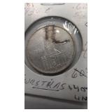 1934 German 1 Mark  4 Swastikas