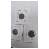 Germany 1938 &.39 1 PF coins