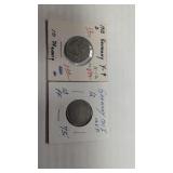 1911 & 1912 10 pf coins