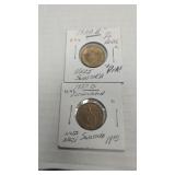 1937 & 1938 German 10PF coins